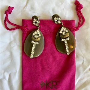 Silpada K&R earrings with bling